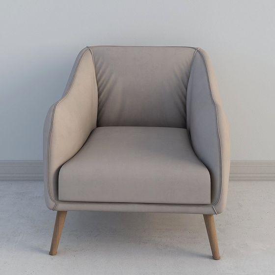 노르딕 그레이 싱글 소파 싱글 소파