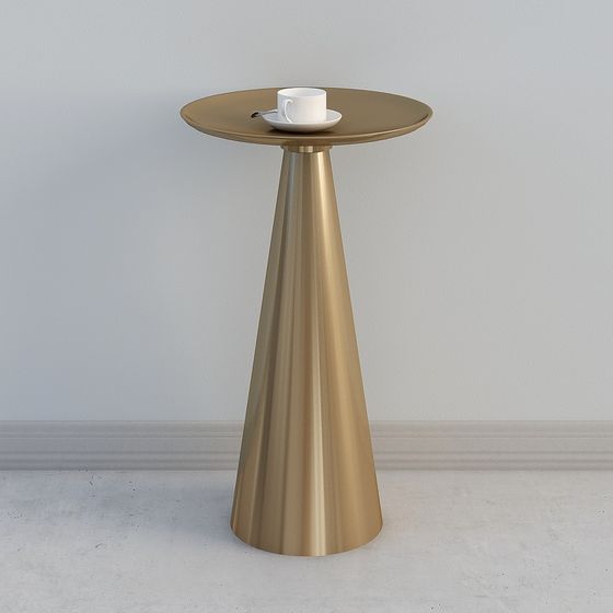 Bordes Dorados Americanos Pocas Mesitas Auxiliares