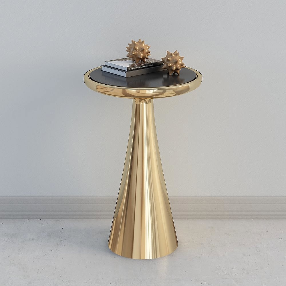 Simple European gold side tables Side Table