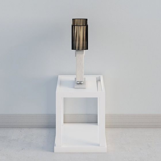 Mesas auxiliares blancas nórdicas