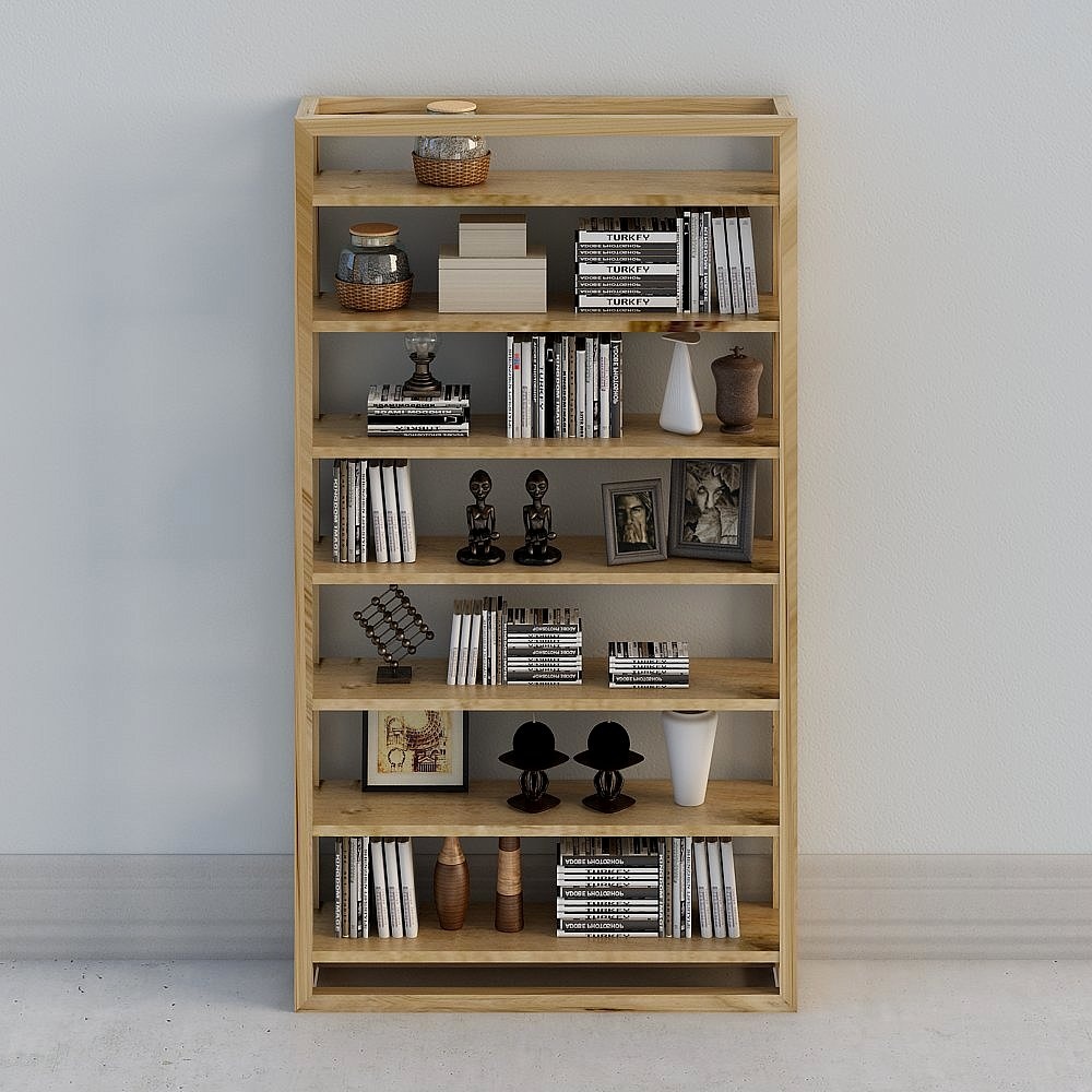 Современная желтая деревянная библиотека