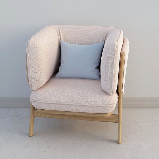 Cozy Corner Chair 3D model