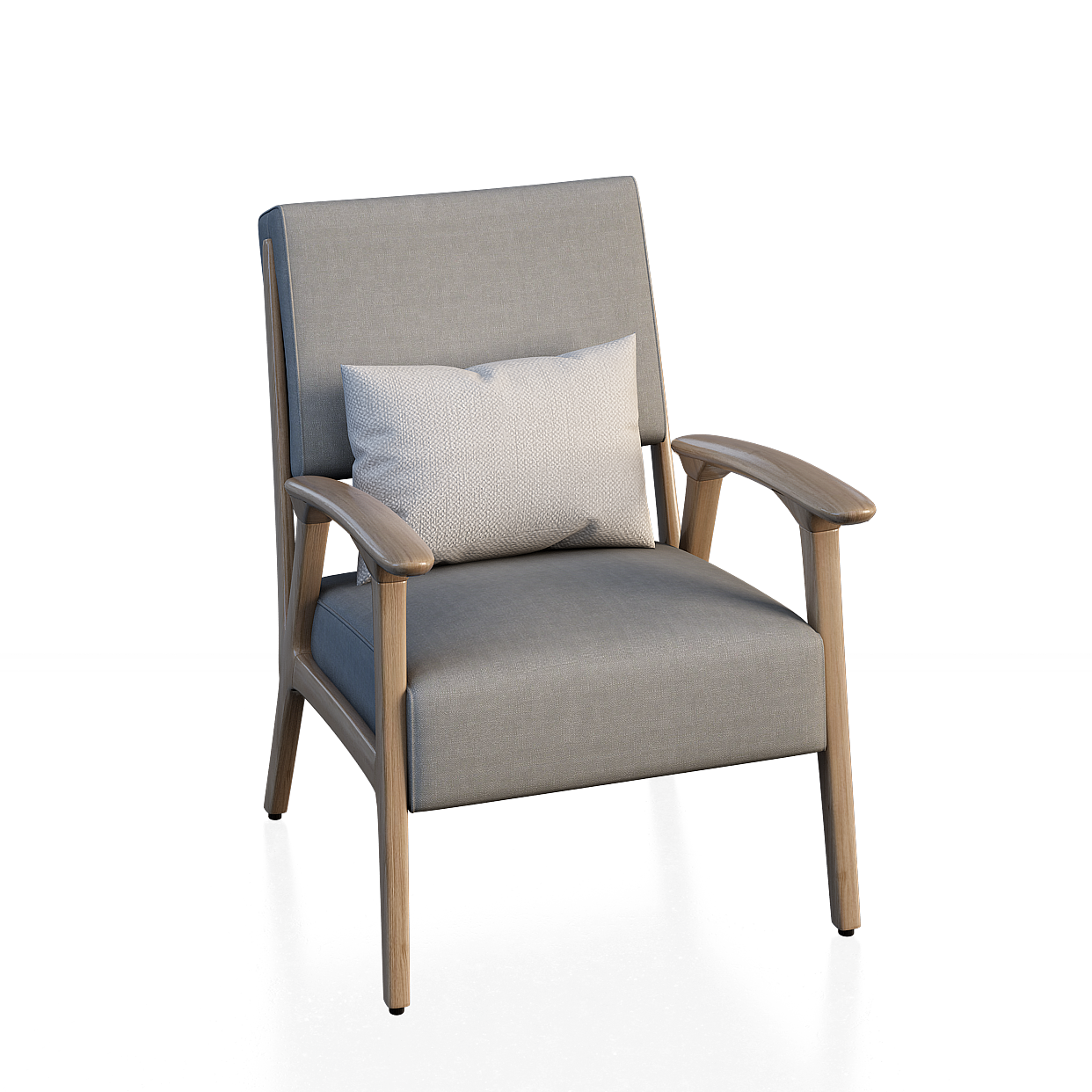 Nordic grey single sofa single Sofa