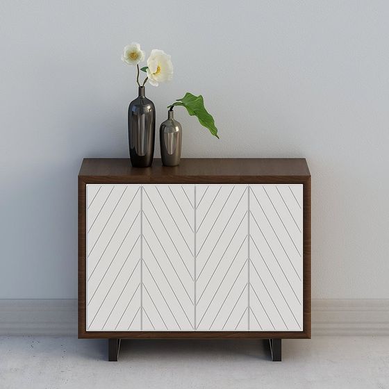 Minimalist Storage Cabinet 3D Model