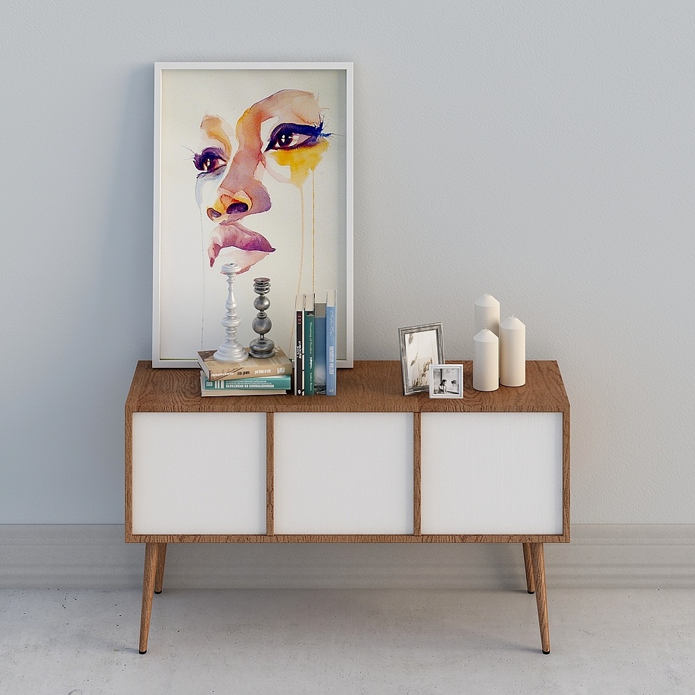 Modern white sideboard, Sideboard