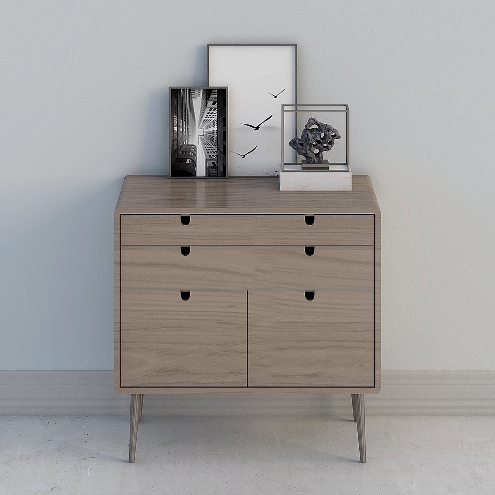 Mobile Laterale in Colore Legno Moderno