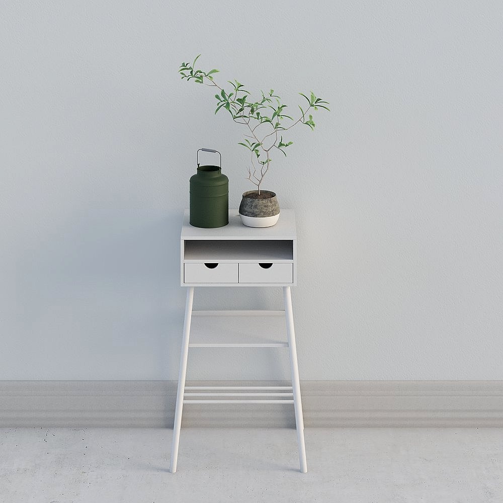 Armadio Laterale Grigio Moderno