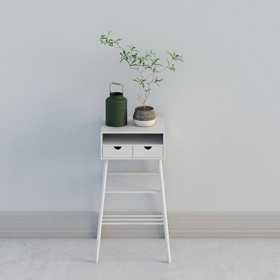 Armadio Laterale Grigio Moderno