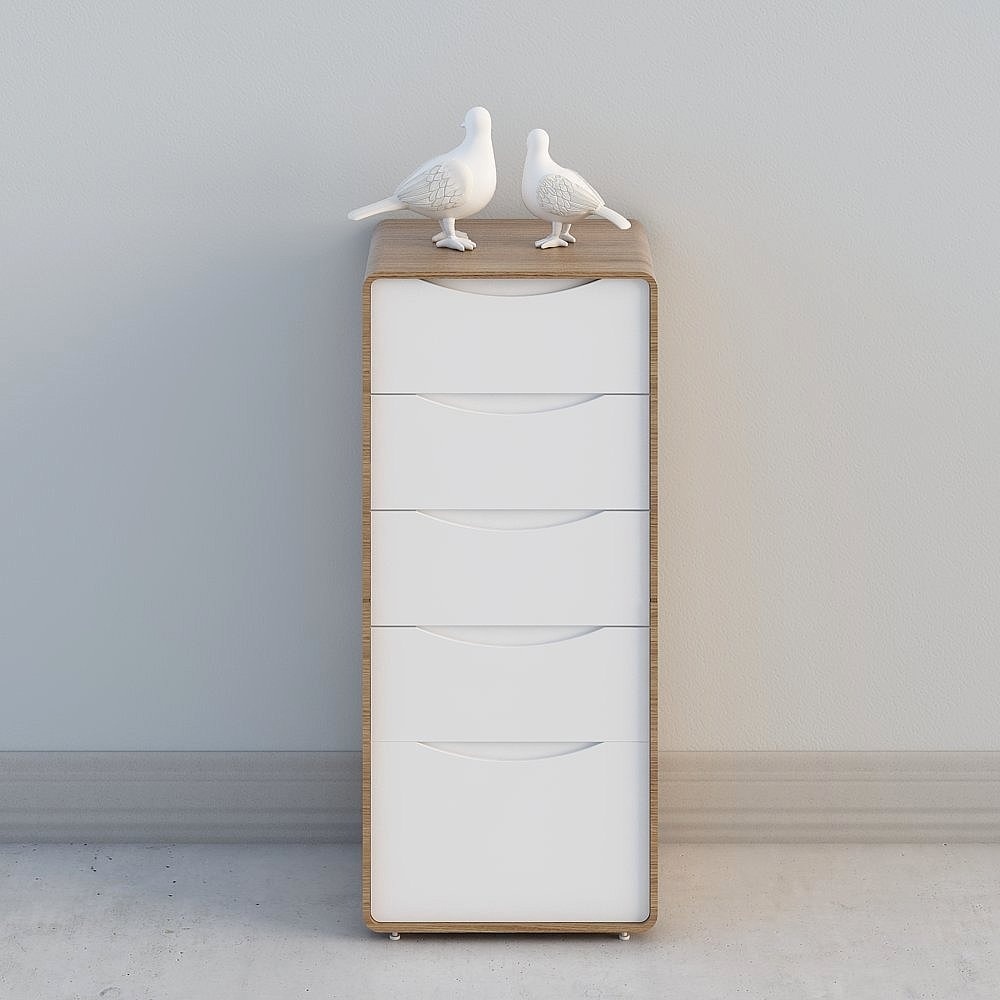 현대적인 빛나는 나무 사이드보드, 사이드보드