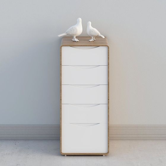 현대적인 빛나는 나무 사이드보드, 사이드보드