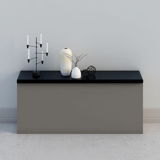 Armadio Laterale Grigio Moderno