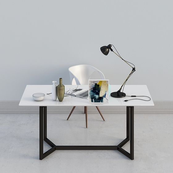 Conjunto de escritorio de combinación nórdica