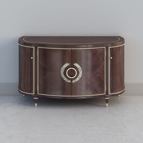 Stylish Vintage Cabinet 3D model for Modern Interiors