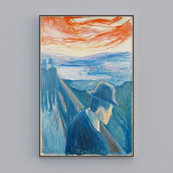 The Scream 3D Model Inspired by Edvard Munch