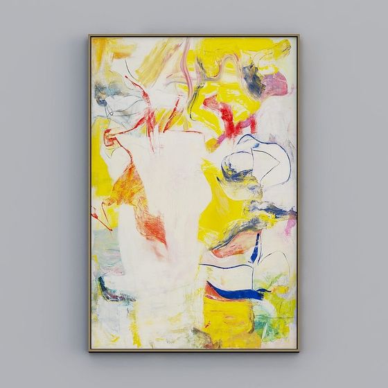 Abstract Dancer Low-Poly 3D Model