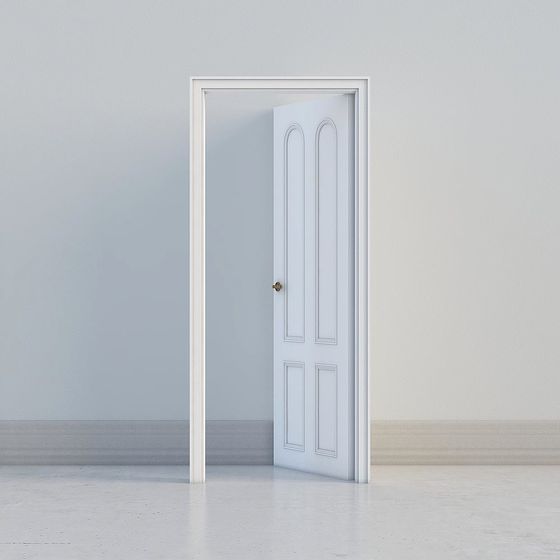 Elegant Modern 3D Model Door