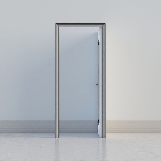 Elegant Minimalist Door 3D model