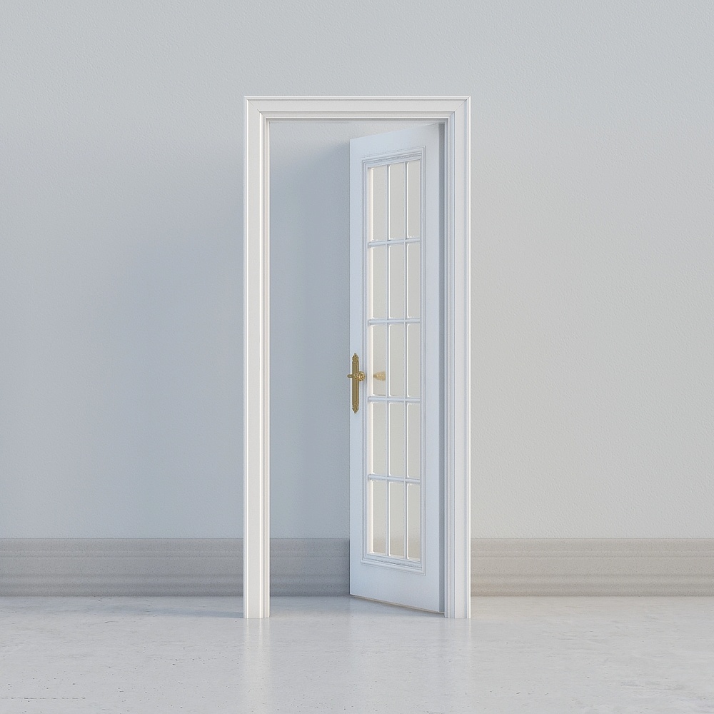 Open door - Jane Eu solid wood single door -07-60