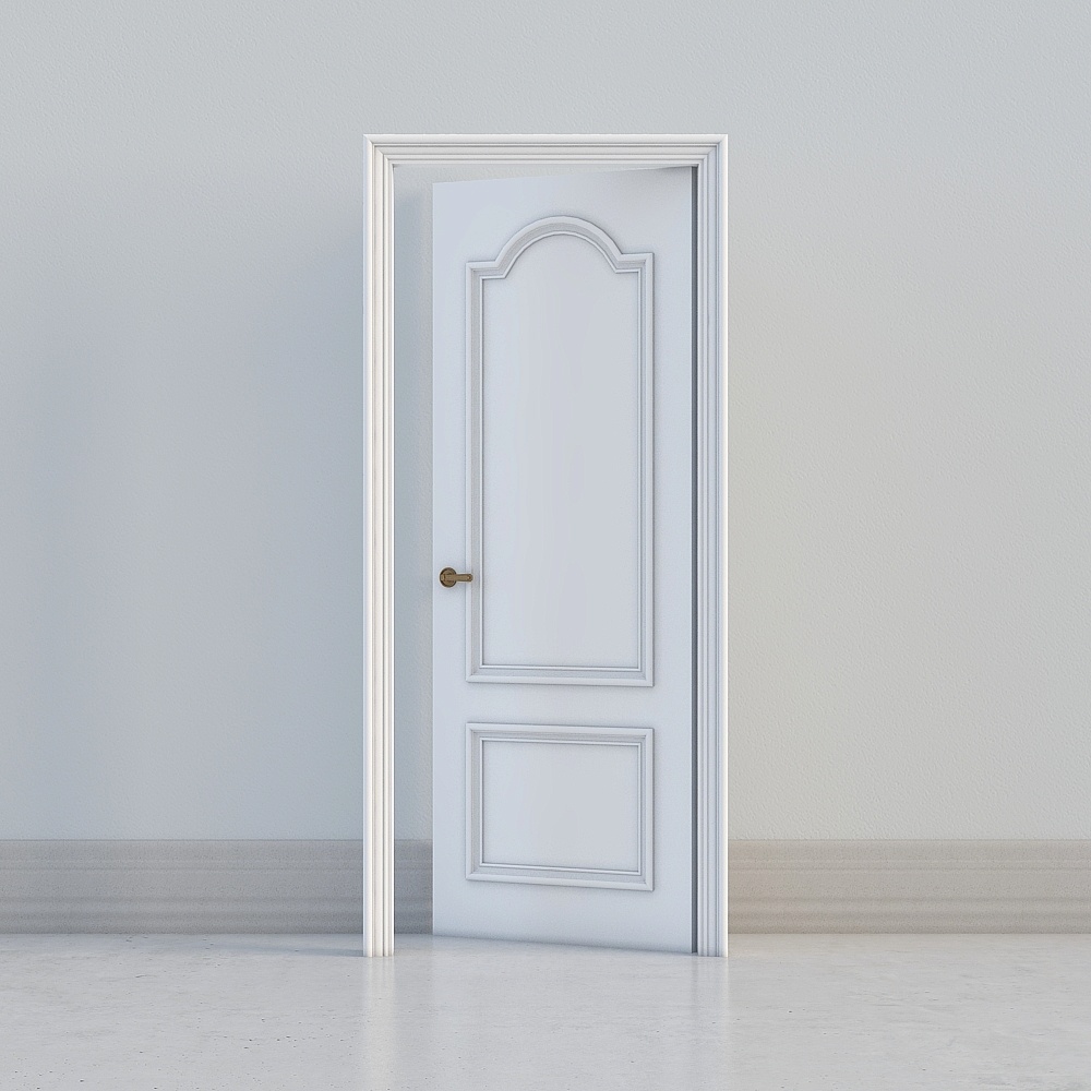 Elegant Classical 3D Door Model