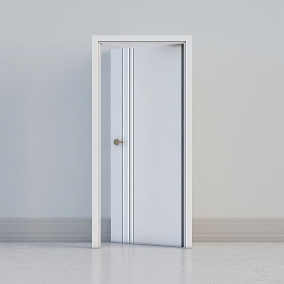 Minimalist Door 3D model