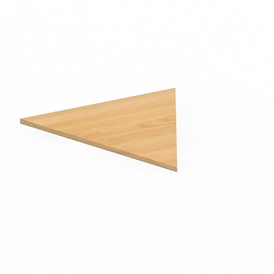 Triangular Shelf 3D model for Modern Homes