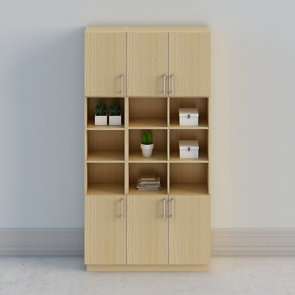 【全屋定製】-現代簡約米白北歐原木玄關櫃廳櫃鞋櫃-門廳組合37