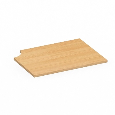 Realistic Wooden Cutting Board 3D model