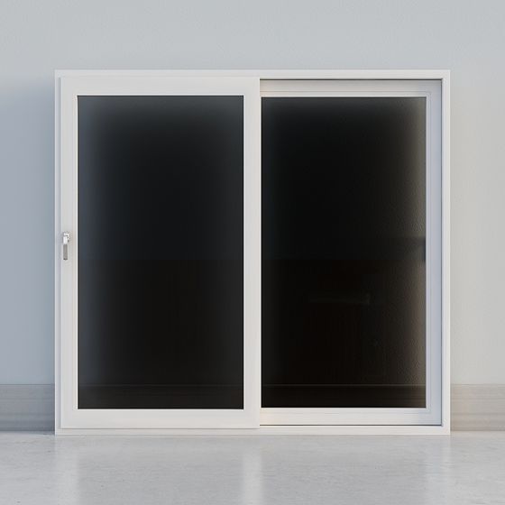 Stylish Sliding Door 3D model for Modern Environments