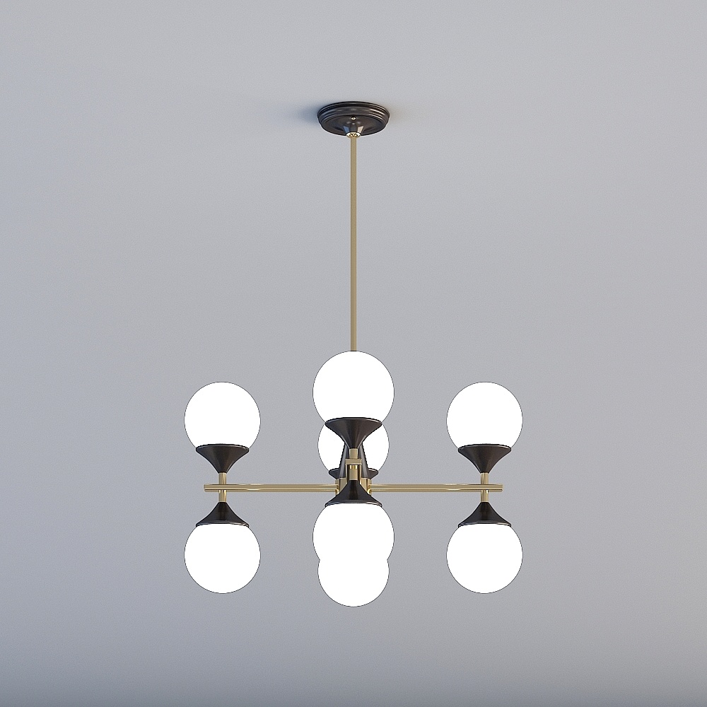 3D lights are all WY-Modern Minimalist Restaurant Bedroom Study Chandelier-6635-8