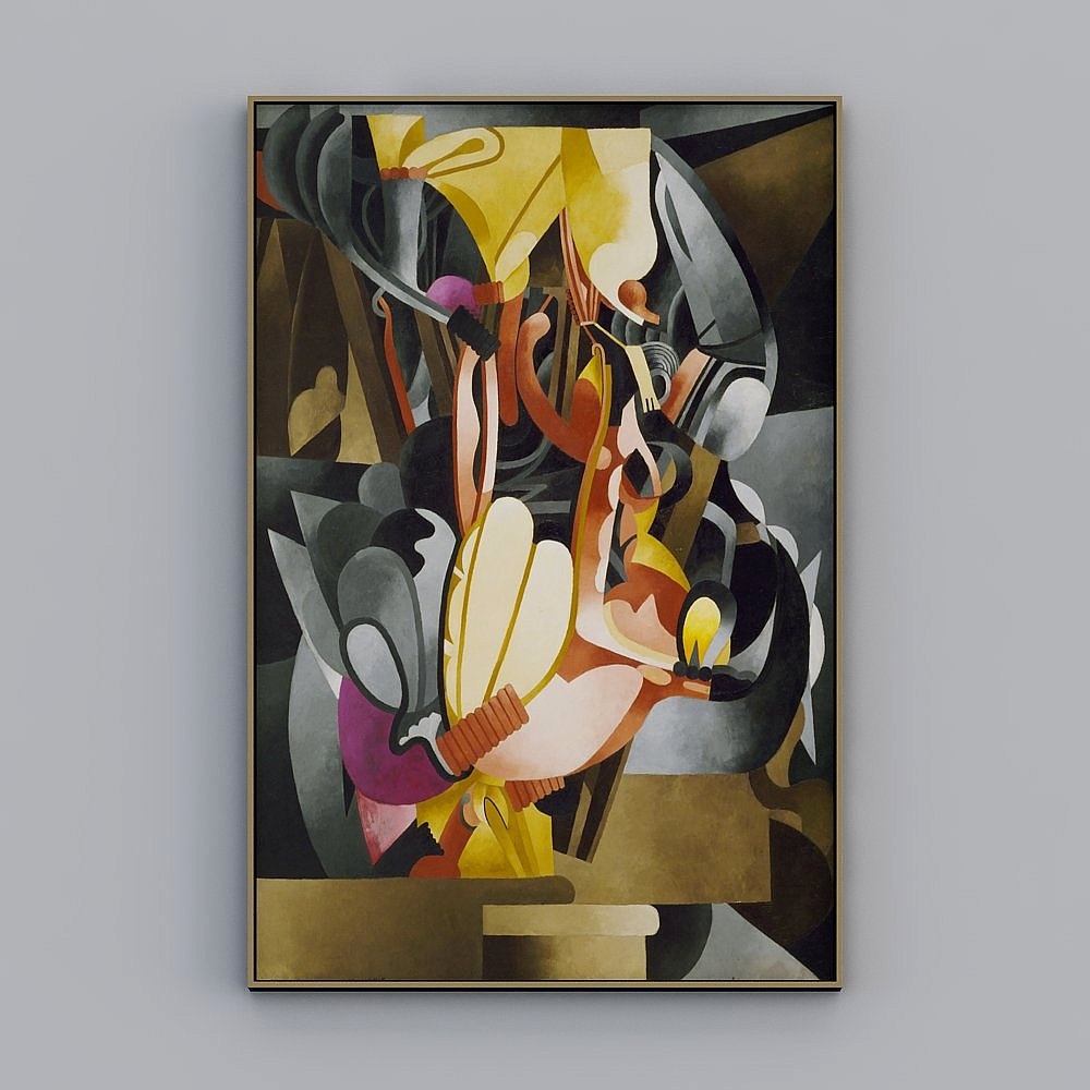 Decorative painting in living room, dining room, study, wall pai