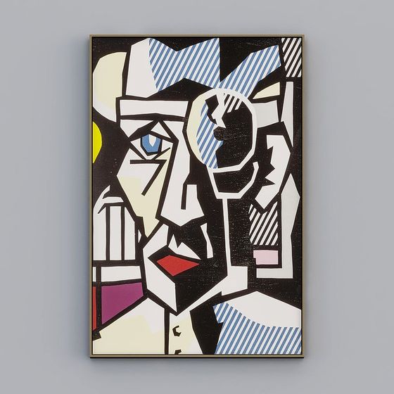 Abstract Character 3D Model - Unique Low Poly Design