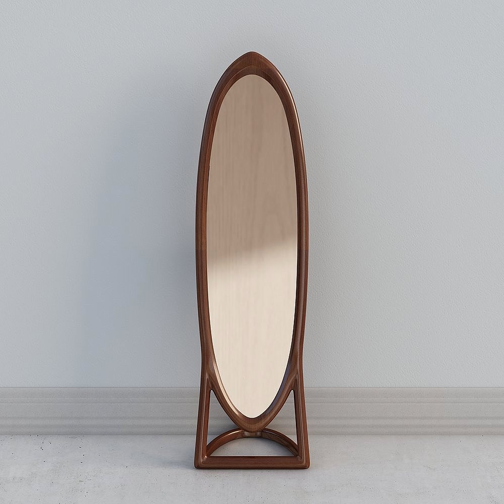 Montaggio Specchio da Trucco per Camera da Letto 285 Noce