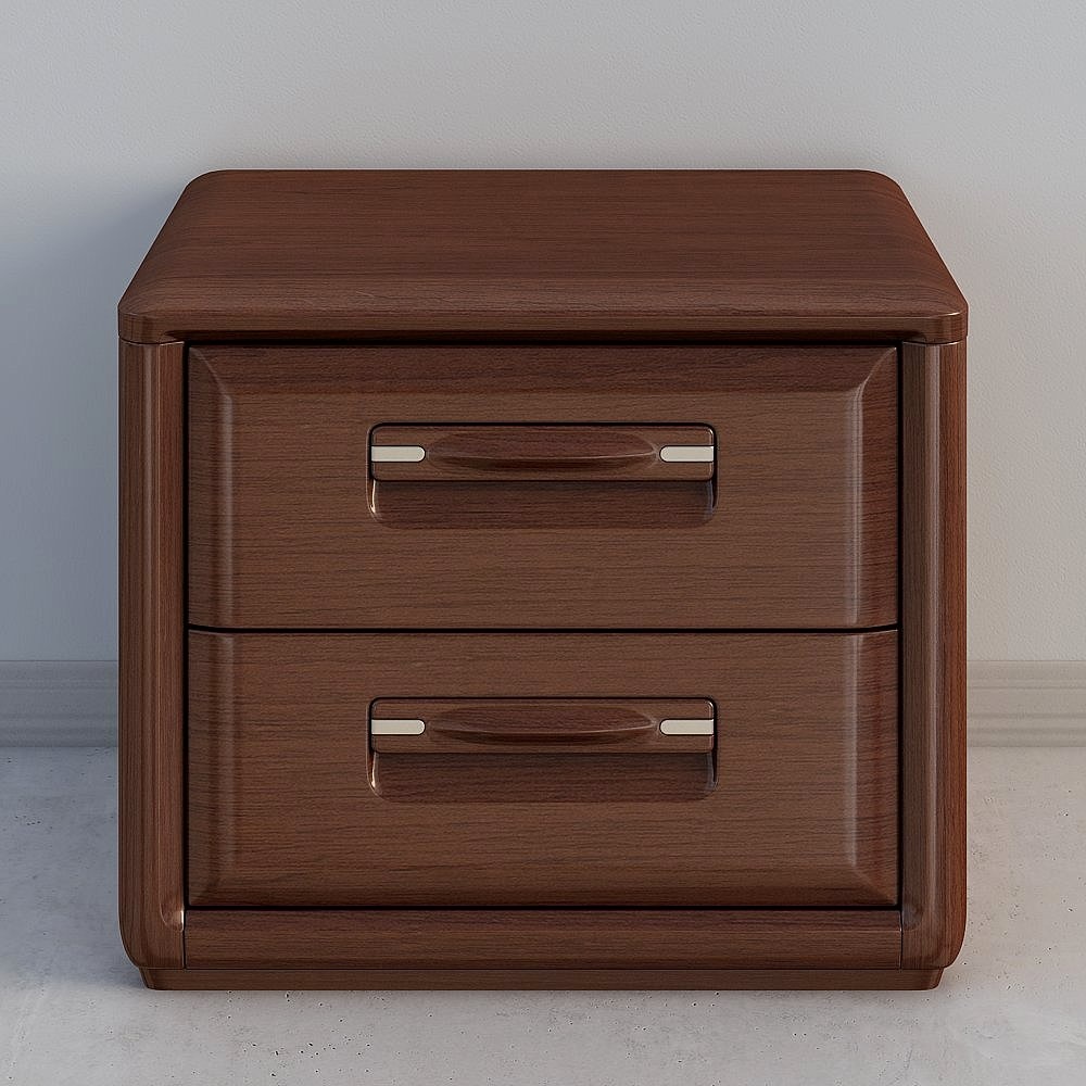 Comodino moderno in noce per camera da letto 281