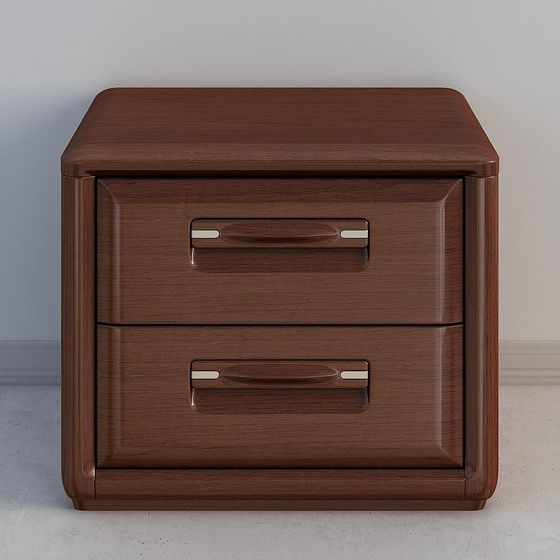 Comodino moderno in noce per camera da letto 281