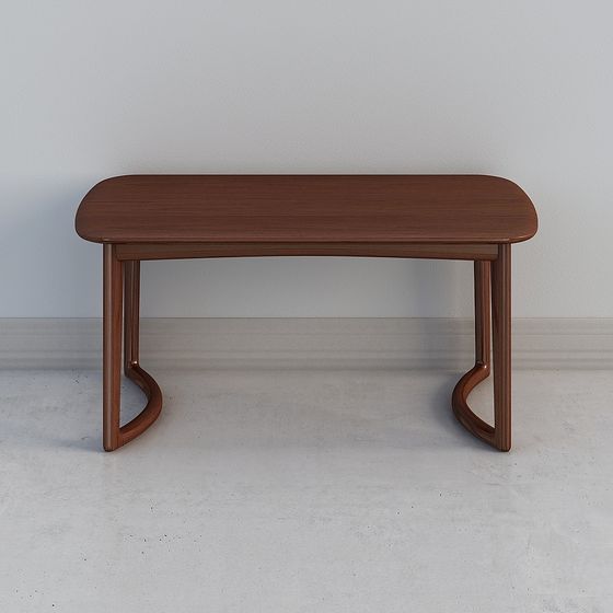 Muebles de mesa de madera modernos de nogal moderno