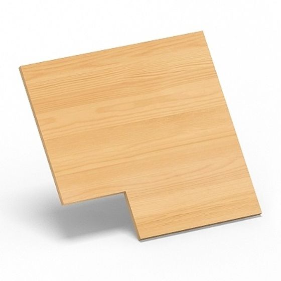 Realistic Wood Texture Floor 3D model