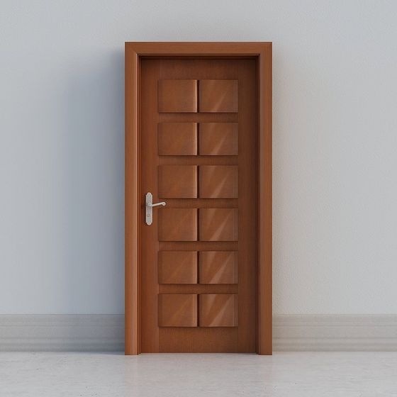 Modern Minimalist 3D Door Model