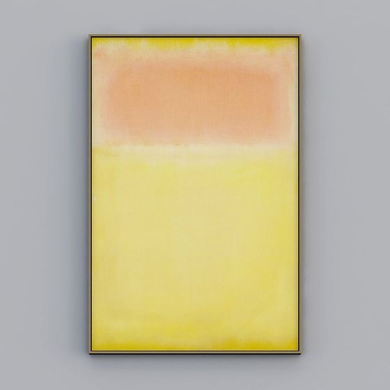 Vibrant Gradient Low-Poly 3D Model