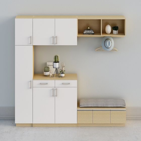 Urban Corner Multi-Functional Storage Cabinet 3D model