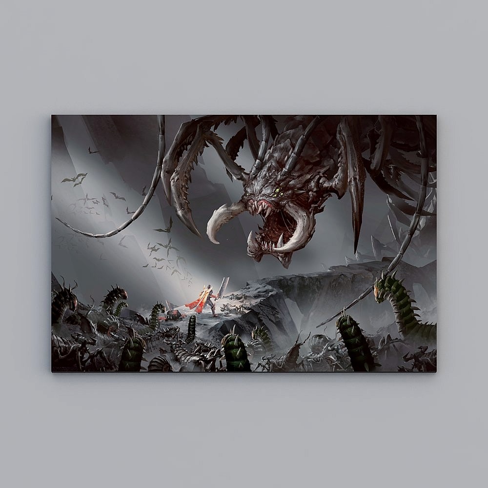 Epic Dragon Battle 3D model