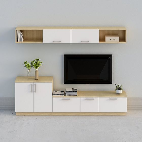 "Personalización completa" - Mueble de TV de madera nórdica moderna