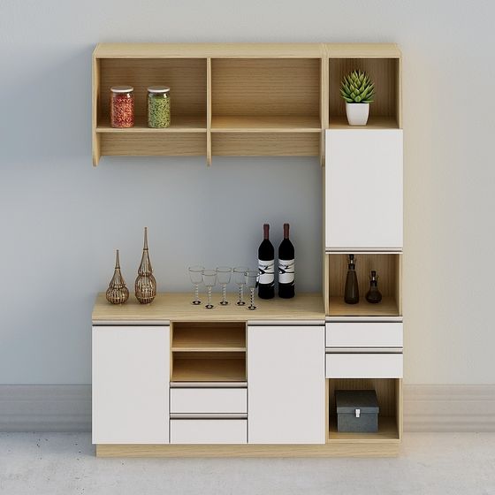 "Personalización Completa del Hogar" - Gabinete Lateral Moderno