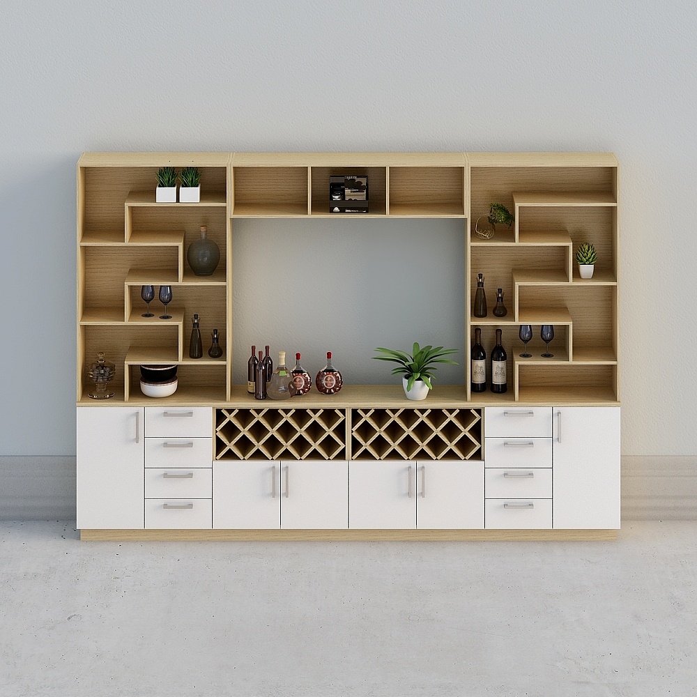 "Personalización completa del hogar" - Gabinete lateral moderno de