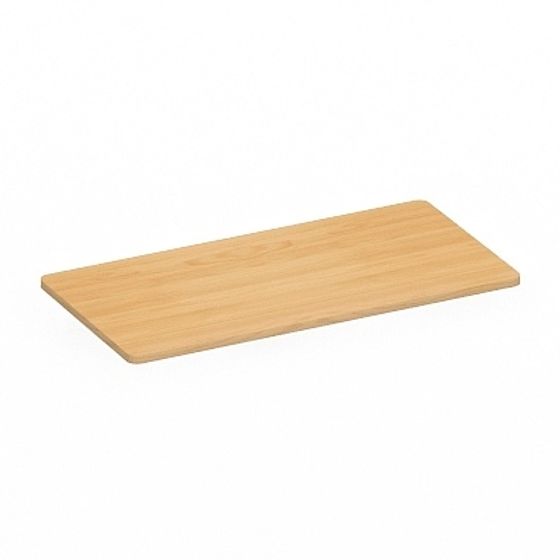 Wooden Cutting Board 3D Model in Low Poly Design