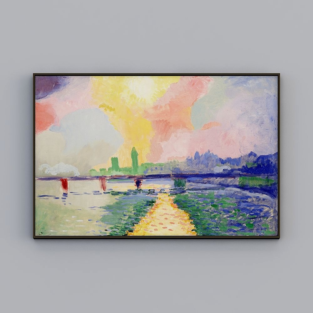 Moderne einfache Wohnraum Dekorationsmalerei Esszimmer Schlafzimmer