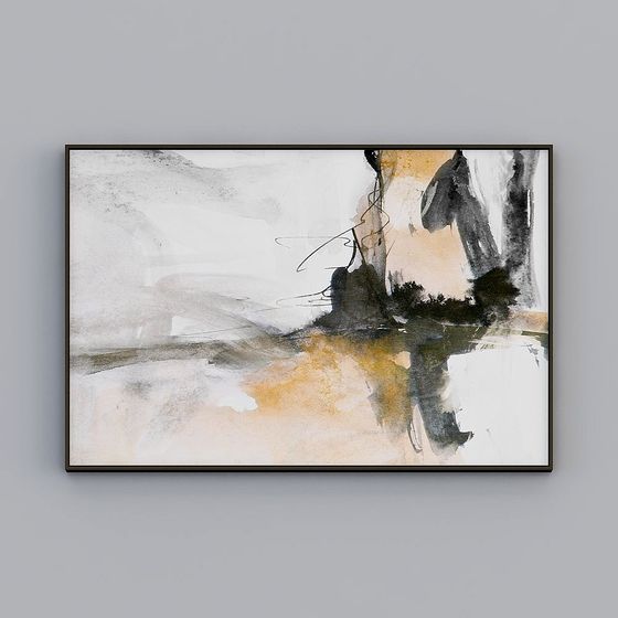 Abstract Landscape 3D Model