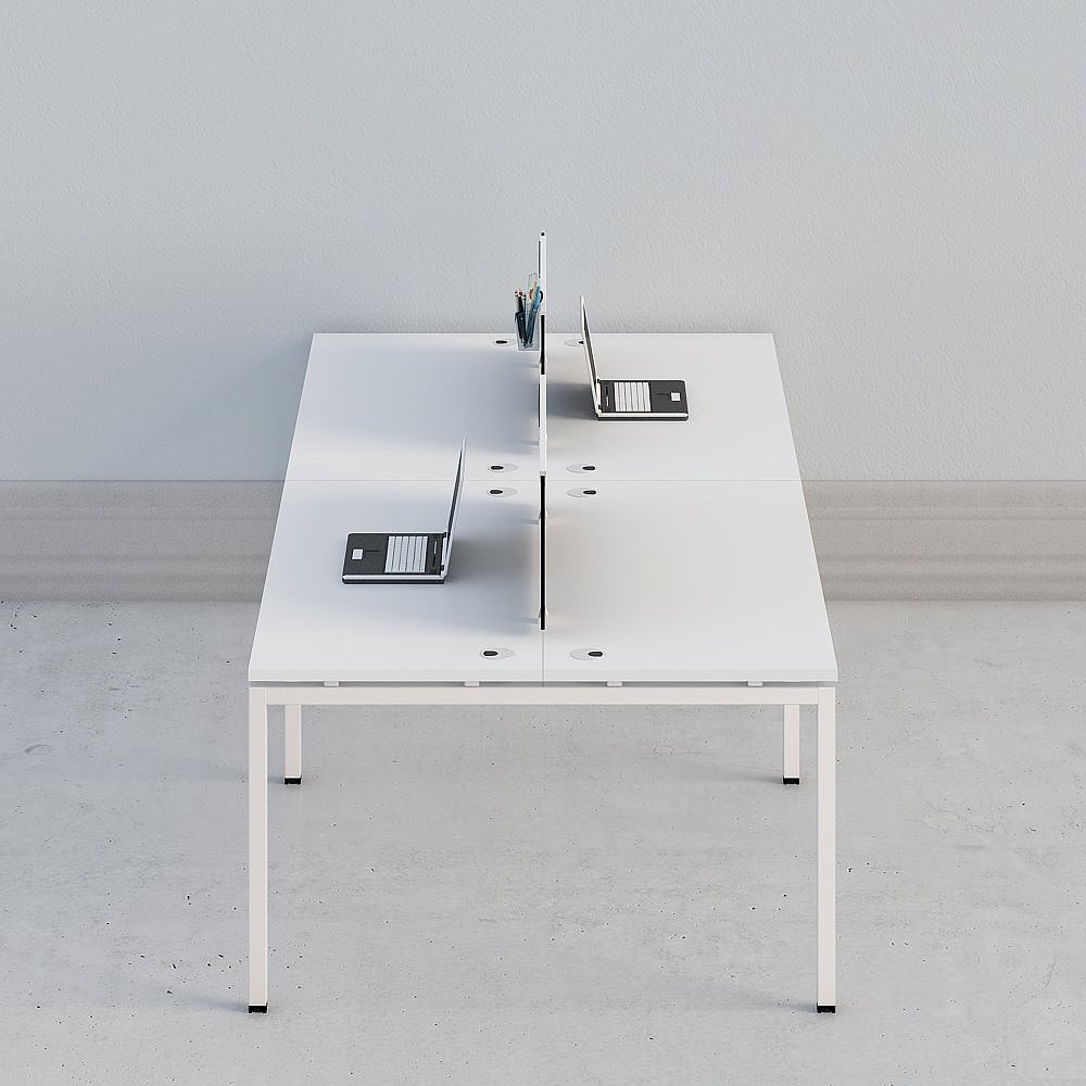 Minimalist Office Desk 3D model for Efficient Spaces