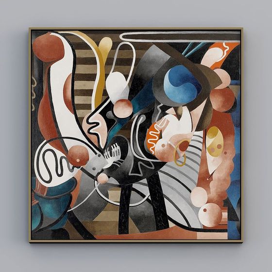 Abstract Geometric Dream 3D model