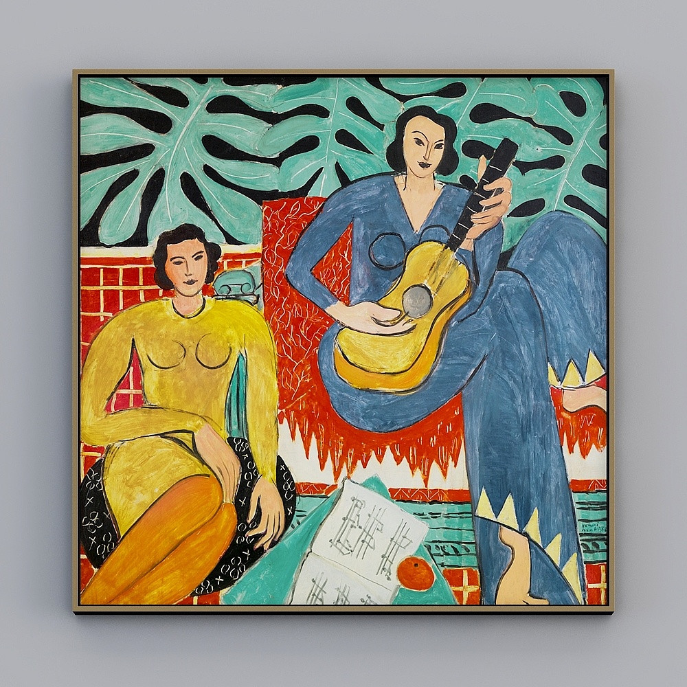 Modern living room adornment painting Beast Saints abstract pain