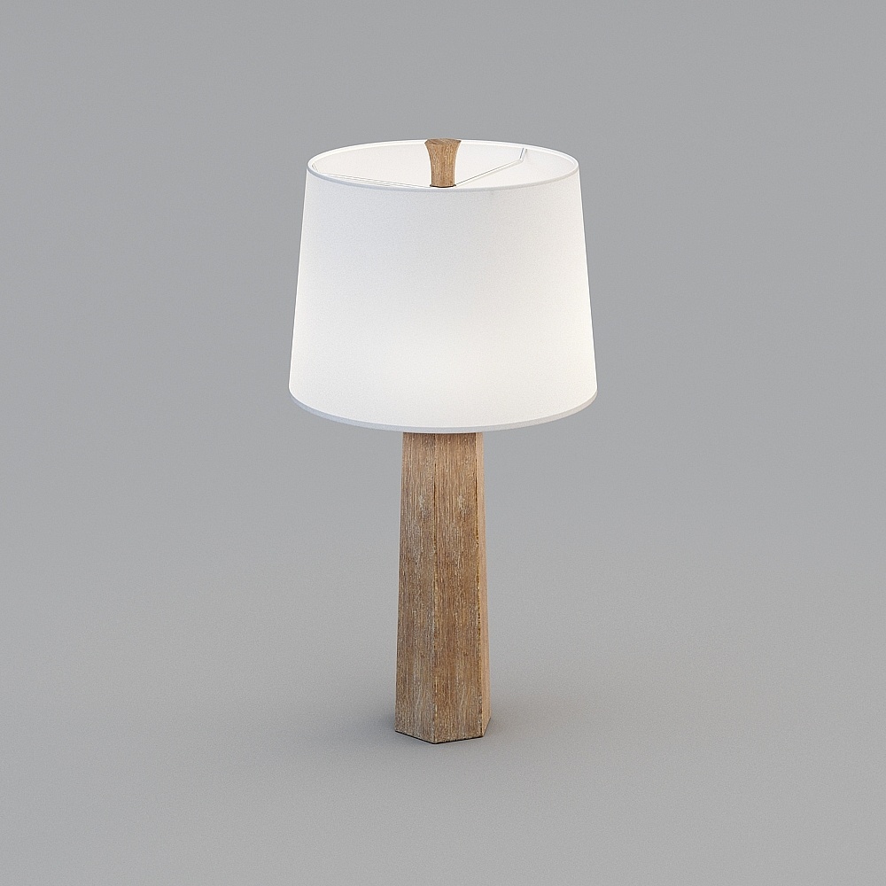 Elegant Minimalist Table Lamp 3D model